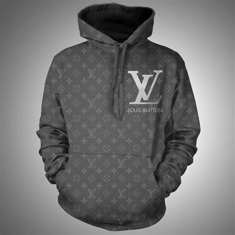 grey louis vuitton jumper|Louis Vuitton hoodie.